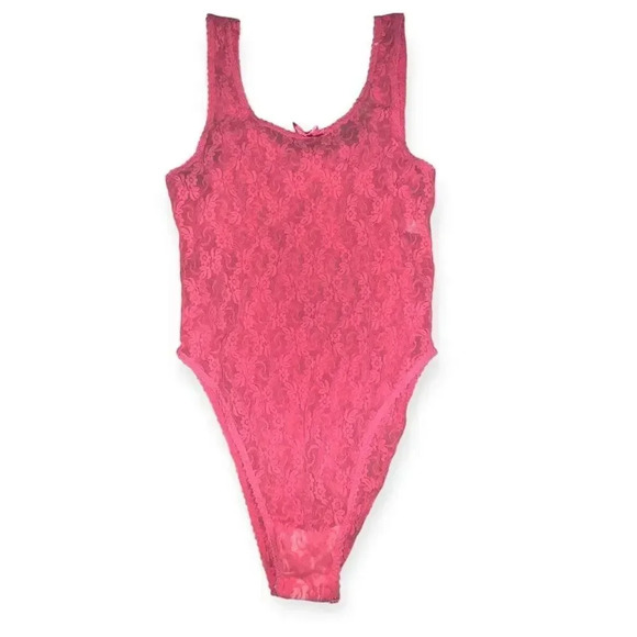 Vintage Tops - Vintage y2k lace coquette bodysuit